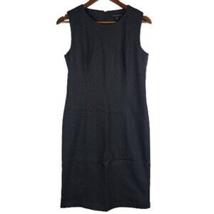 Tribal Brand Womens Black Pepper Zip Dress Size 4